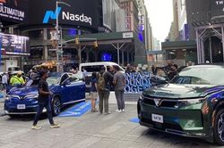 Giá cổ phiếu của VinFast tăng mạnh trong phiên giao dịch đầu tiên trên sàn Nasdaq