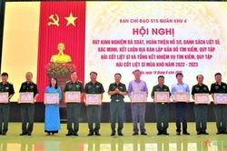 Quân khu 4: Nâng cao hiệu quả công tác tìm kiếm, quy tập hài cốt liệt sĩ
