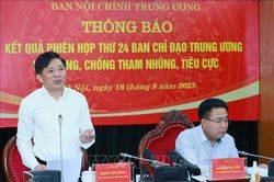 Đã tạo ra bước đột phá mới trong phát hiện, xử lý tham nhũng, tiêu cực