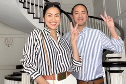 Vợ chồng Hà Tăng lên đồ 'sống ảo' trong biệt thự triệu đô, nhan sắc mẹ bỉm quá đỉnh
