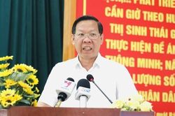 Chủ tịch UBND TPHCM: Quyết tâm xây dựng Cần Giờ xanh, phát triển bền vững