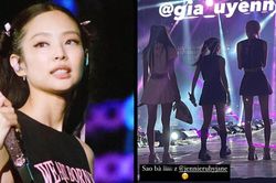 Lộ chiều cao thật của Jennie Blackpink sau khi tung ảnh concert 'Born Pink' tại Hà Nội