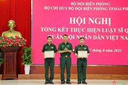 Bộ đội Biên phòng thành phố Hải Phòng tổng kết Luật Sĩ quan Quân đội nhân dân Việt Nam