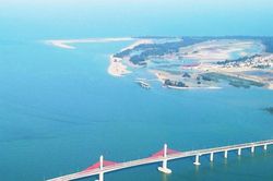 Cầu Cửa Hội bắc qua sông Lam sẽ được đầu tư hệ thống đèn trang trí