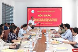 Hội thảo 'Một số giải pháp phát triển kinh tế xanh, kinh tế tuần hoàn đối với các doanh nghiệp nông nghiệp, chế biến và dịch vụ'