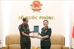 Tăng cường hợp tác quốc phòng Việt Nam - Campuchia