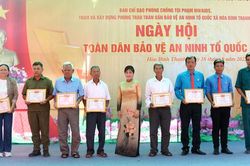 Ngày hội toàn dân bảo vệ an ninh Tổ quốc tại xã Hòa Bình Thạnh