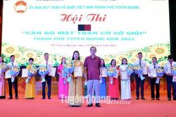 Hội thi Cán bộ mặt trận cơ sở giỏi thành phố Tuyên Quang năm 2023