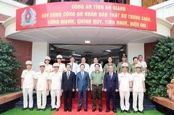 Chủ tịch nước Võ Văn Thưởng làm việc với Công an tỉnh An Giang
