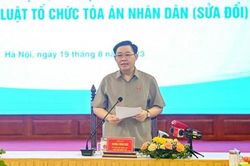 Chủ tịch Quốc hội Vương Đình Huệ làm việc với Tòa án Nhân dân Tối cao