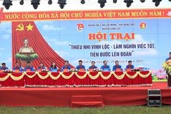 Huyện Vĩnh Lộc tổ chức hội trại hè năm 2023