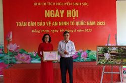 Khu di tích Nguyễn Sinh Sắc tiếp tục phát huy phong trào toàn dân bảo vệ an ninh Tổ quốc