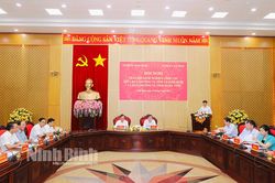 Trao đổi, chia sẻ kinh nghiệm công tác giữa hai tỉnh Ninh Bình-Hà Tĩnh