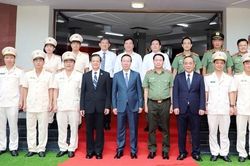 Chủ tịch nước Võ Văn Thưởng thăm, làm việc tại Công an tỉnh An Giang
