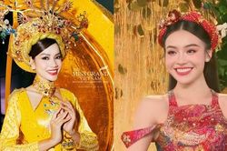 Hai thí sinh Miss Grand Vietnam 2023 bất ngờ được chú ý nhờ màn đụng hàng 'cô Tấm'