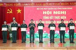 Tỉnh Nam Định tổng kết thực hiện Luật Sĩ quan Quân đội nhân dân Việt Nam