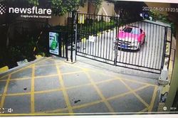 Tranh cãi về chỗ đậu xe, tài xế Mercedes húc bảo vệ lên nắp ca-pô