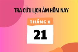 Xem lịch âm hôm nay 21/8 và ngày mai