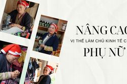 Nâng cao vị thế làm chủ kinh tế của phụ nữ