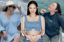 Quên lối về trước nhan sắc ngày càng xinh đẹp của Minh Hằng ở cuối thai kỳ