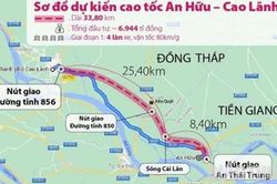 Khẩn trương thu xếp cát san lấp cho cao tốc Cao Lãnh - An Hữu