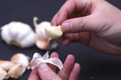 Cách bóc tỏi vừa nhanh vừa không bị ám mùi lên tay
