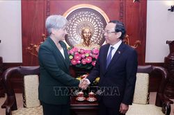Bí thư Thành ủy TP Hồ Chí Minh tiếp Bộ trưởng Ngoại giao Australia