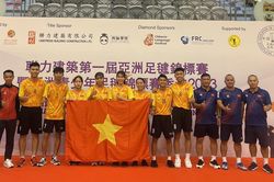 Các VĐV Việt Nam thi đấu thành công tại giải vô địch đá cầu châu Á 2023