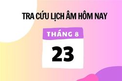 Xem lịch âm hôm nay 23/8 và ngày mai