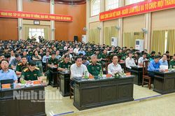 Hội nghị tập huấn, bồi dưỡng khung diễn tập khu vực phòng thủ tỉnh năm 2023