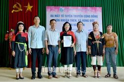 Ra mắt Tổ tuyên truyền cộng đồng thôn Khuân Then
