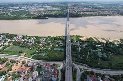Cấm xe lưu thông tầng 2 cầu Thăng Long theo giờ để kiểm định