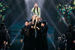 Thu Minh cùng đàn em GenZ 'đốt cháy' đêm thi Miss Grand Vietnam 2023
