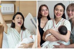 Minh Hằng lộ diện tươi tắn sau khi sinh con trai đầu lòng