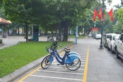 Hà Nội chính thức ra mắt dịch vụ xe đạp công cộng
