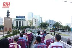 Đoàn xúc tiến du lịch tỉnh Thanh Hóa khảo sát city tour TP Hồ Chí Minh