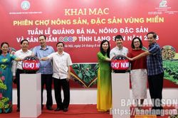 Khai mạc tuần lễ quảng bá na, nông đặc sản và sản phẩm OCOP tỉnh Lạng Sơn năm 2023
