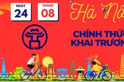 Khai trương chính thức dịch vụ xe đạp công cộng tại Hà Nội