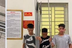 Cảnh sát cơ động khống chế nhóm thanh niên mang nhiều 'phóng lợn' đi... dạo phố
