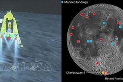 Chandrayaan-3: Xe thám hiểm Pragyaan của Ấn Độ đi dạo trên Mặt Trăng