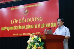 Nâng cao nghiệp vụ kiểm tra, giám sát cho cấp ủy, bí thư chi bộ trong Khối các cơ quan Trung ương