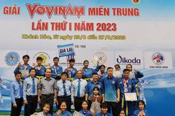 Gia Lai giành 13 tấm huy chương ở Giải Vovinam miền Trung