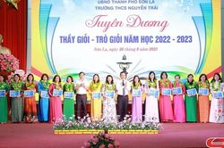 Tuyên dương thầy giỏi, trò giỏi năm học 2022 - 2023