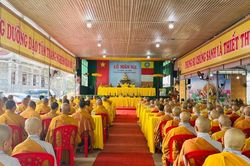 Đồng Nai: Ban Trị sự GHPGVN H.Long Thành tổ chức lễ mãn hạ tại chùa Bửu Hưng