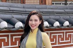 Hoa hậu Đỗ Thị Hà được khen ngợi hết lời khi mang trang phục này sang Hàn Quốc