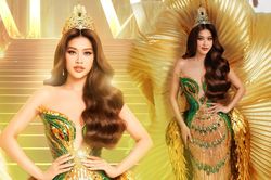 Đầm final walk của Thiên Ân cực lộng lẫy, chiếm spotlight chung kết là cái chắc!
