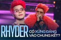 Rhyder có xứng đáng vào Chung kết Rap Việt?