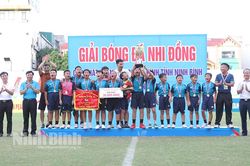 Chung kết và trao thưởng Giải bóng đá nhi đồng Cúp PT-TH tỉnh Ninh Bình năm 2023