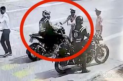 Clip đoàn xe phân khối lớn chạy đường cao tốc, đâm vào thiếu tá CSGT