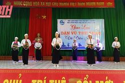 Xã Mậu Lâm - điểm sáng phong trào văn hóa - văn nghệ, thể dục - thể thao
